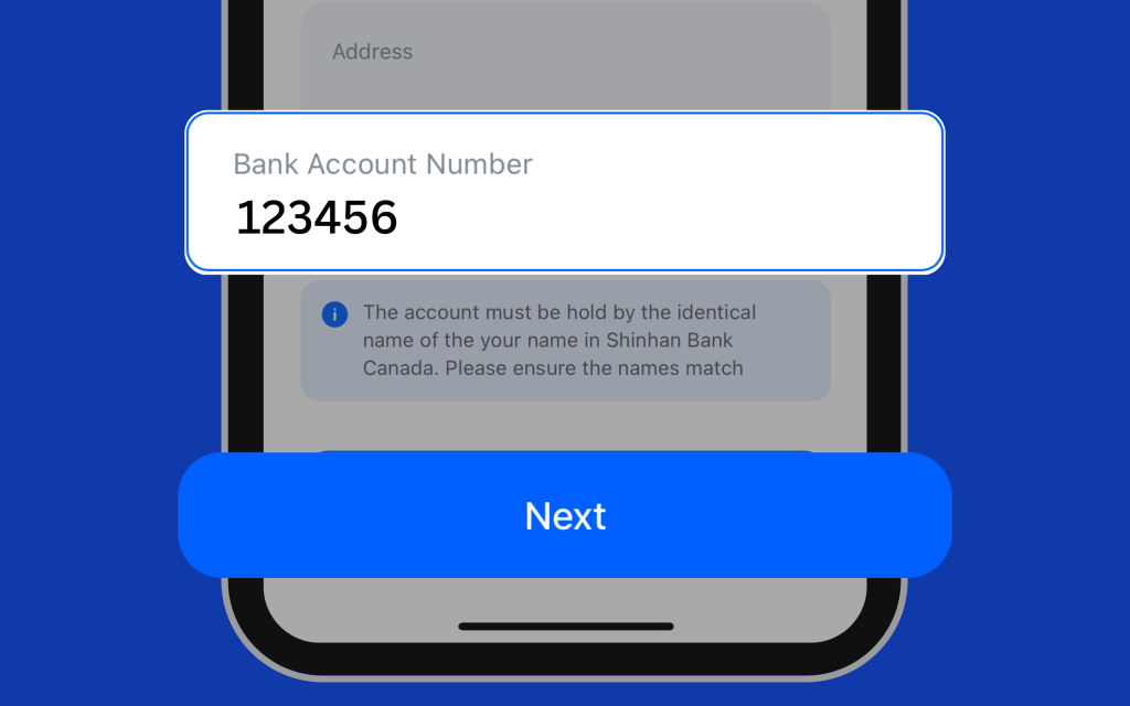 Image of 'Enter External Account'